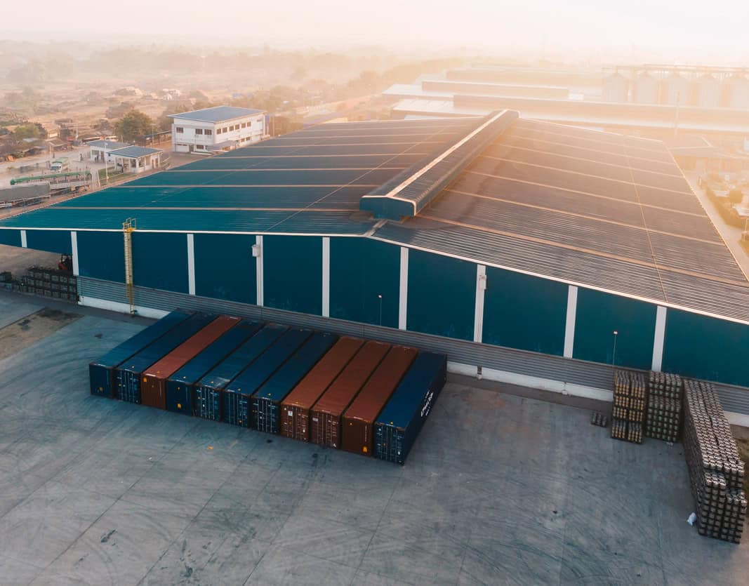 Lagerhagl til opbevaring af container flytning